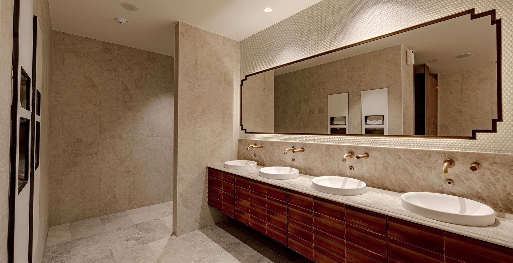 The redevelopment scope spans both levels of the existing club building.